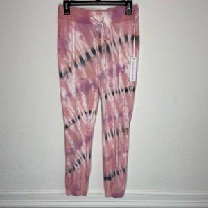 Young Fabulous & Broke Pink Tie Dye Joggers Size S